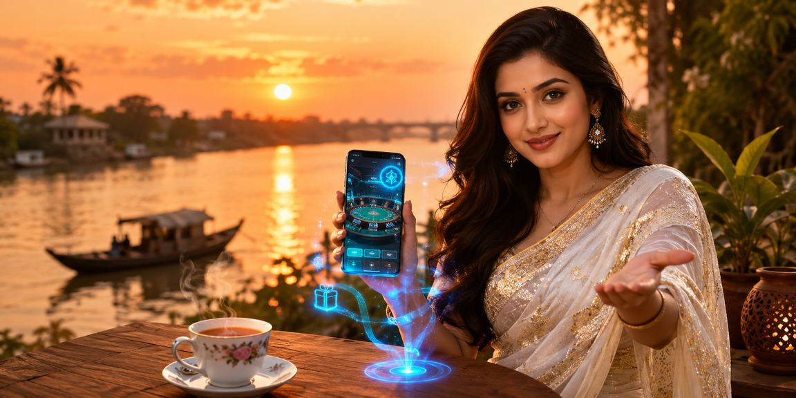 মোবাইলে ক্যাসিনো খেলছেন বাংলাদেশি মহিলা